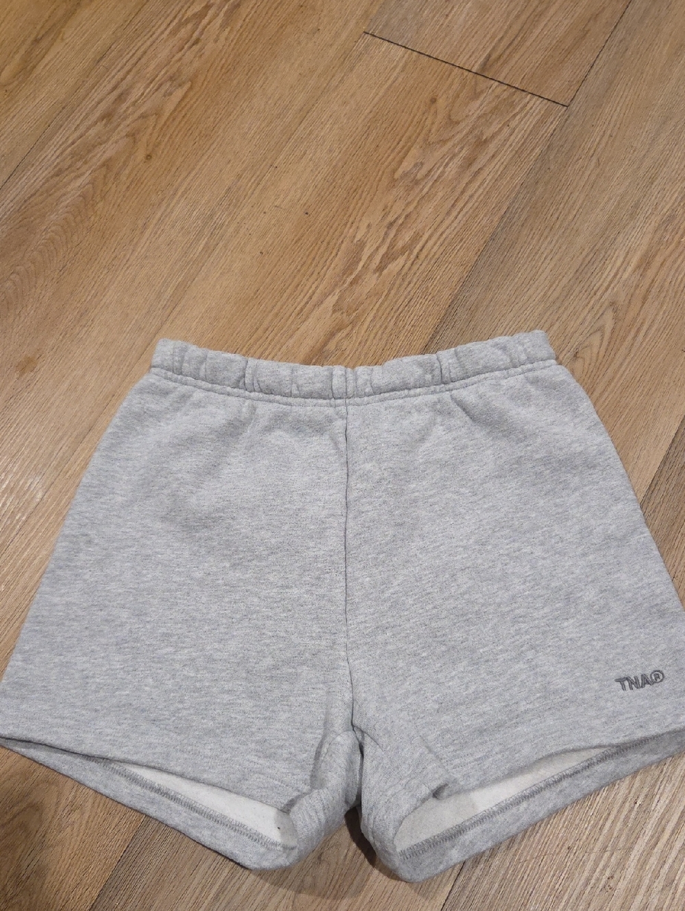 TNA Light Heather Gray Cozy Fleece Shorts